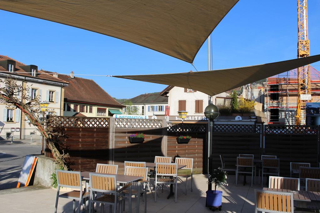 Hotel De La Gare Yvonand Exteriör bild